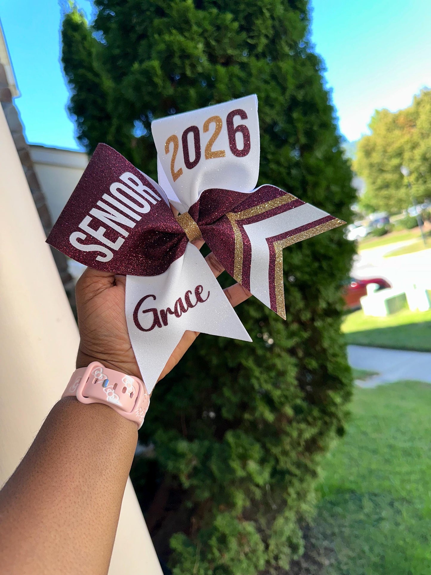 Senior Cheer Bow