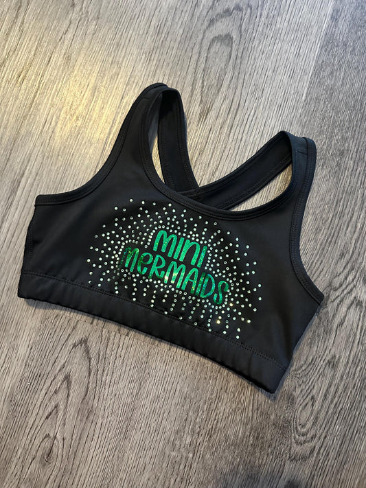 Rhinestone sports bra