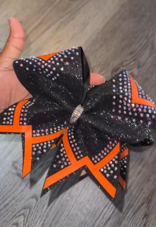 Custom Rhinestone Cheer Bow