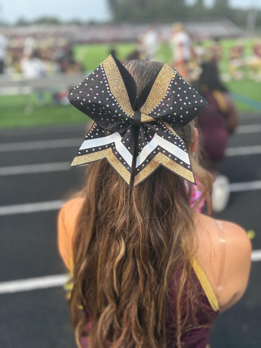 Custom Rhinestone Cheer Bow