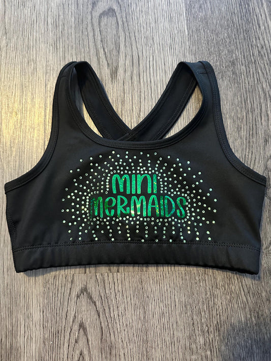 Rhinestone sports bra