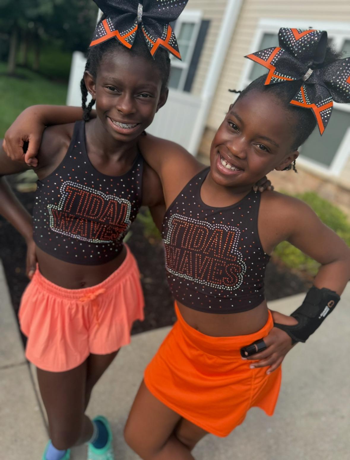 Custom Rhinestone Cheer Bow