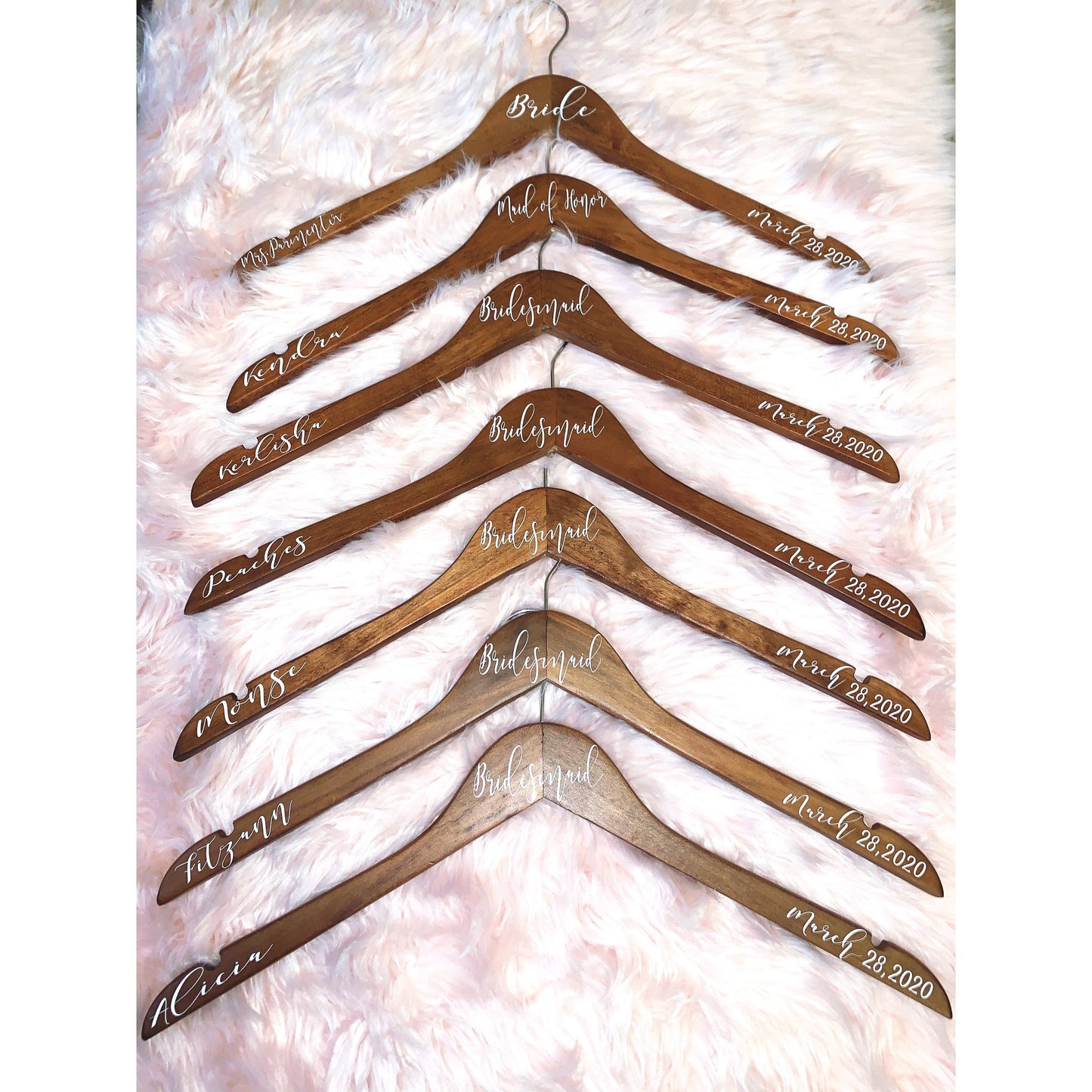 Wedding dress hangers