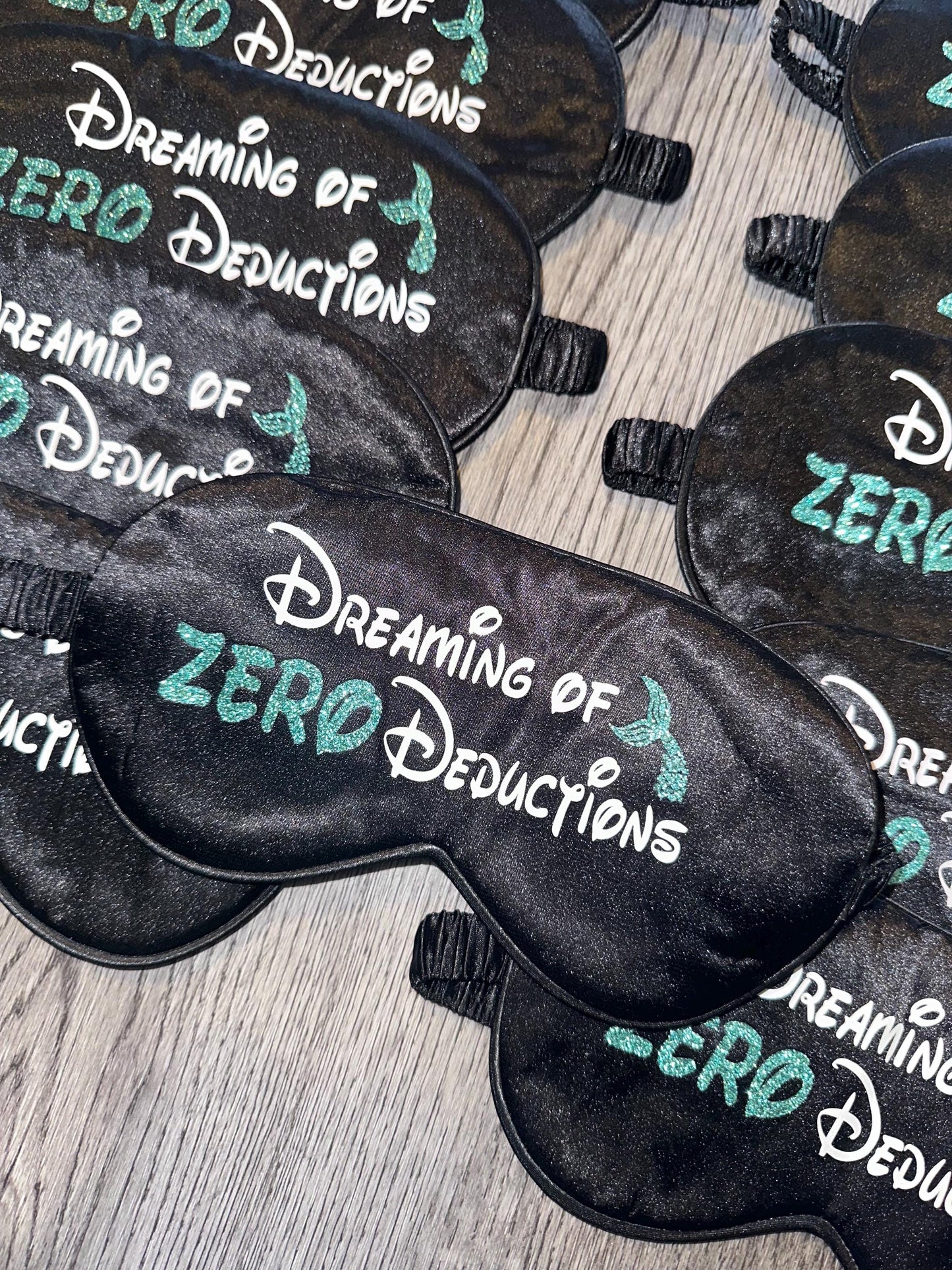 Zero deductions eye mask