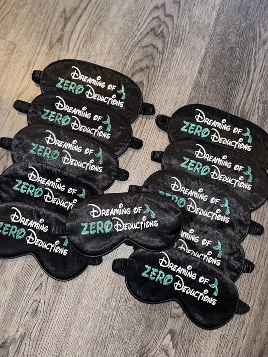 Zero deductions eye mask