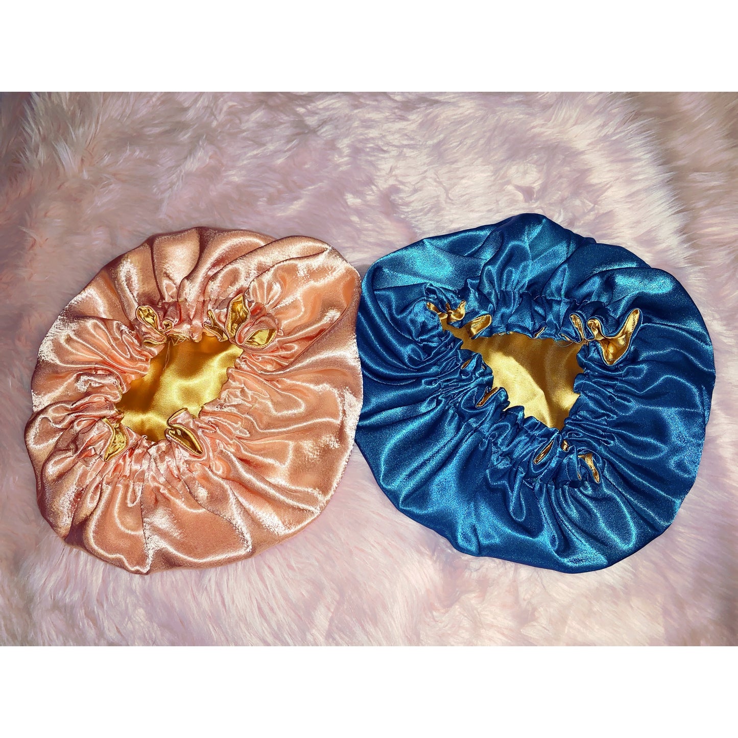 Reversible Satin bonnet TODDLER SIZE UP.