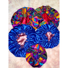 Load image into Gallery viewer, Pink Kente Bonnet
