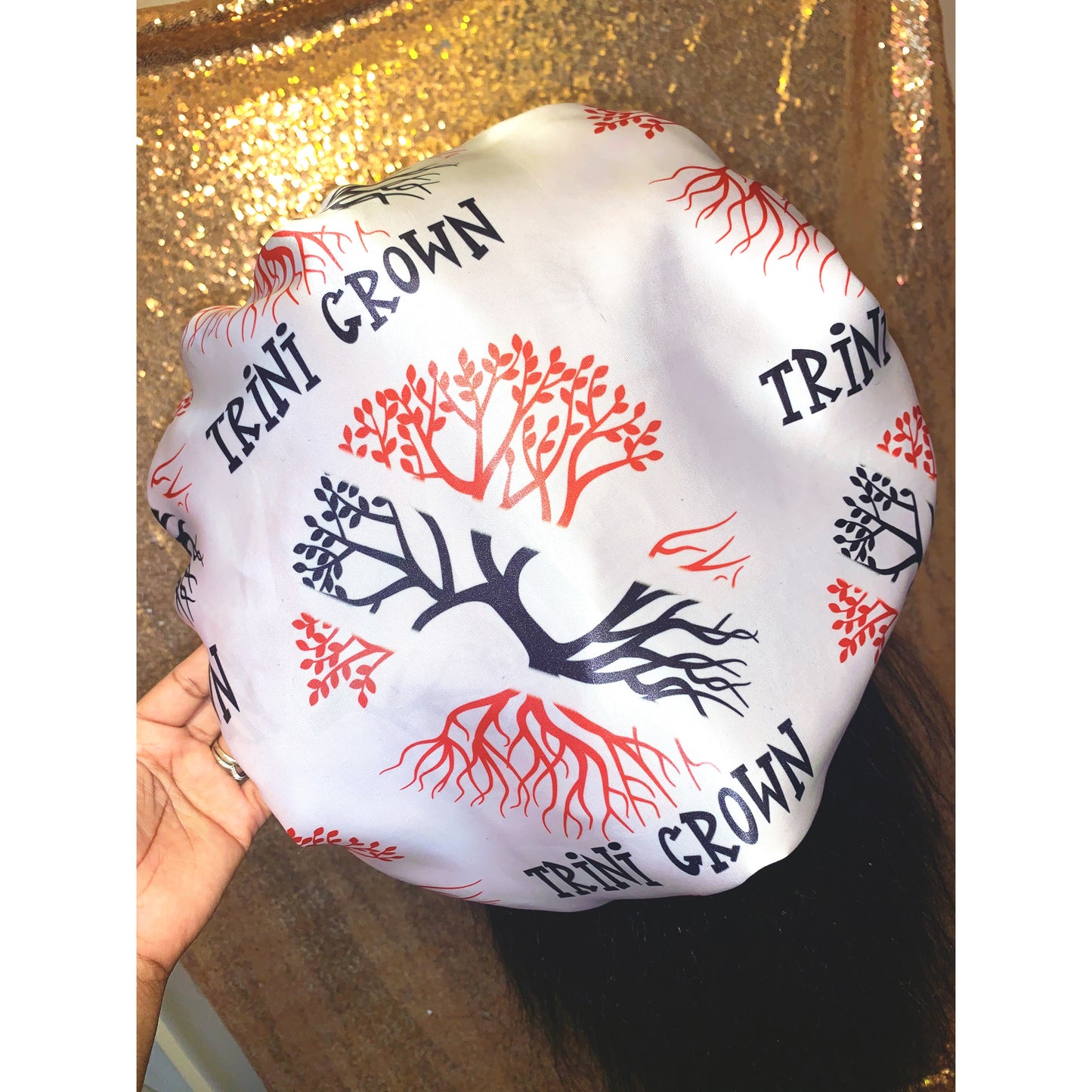 Reversible Satin bonnet TODDLER SIZE UP.