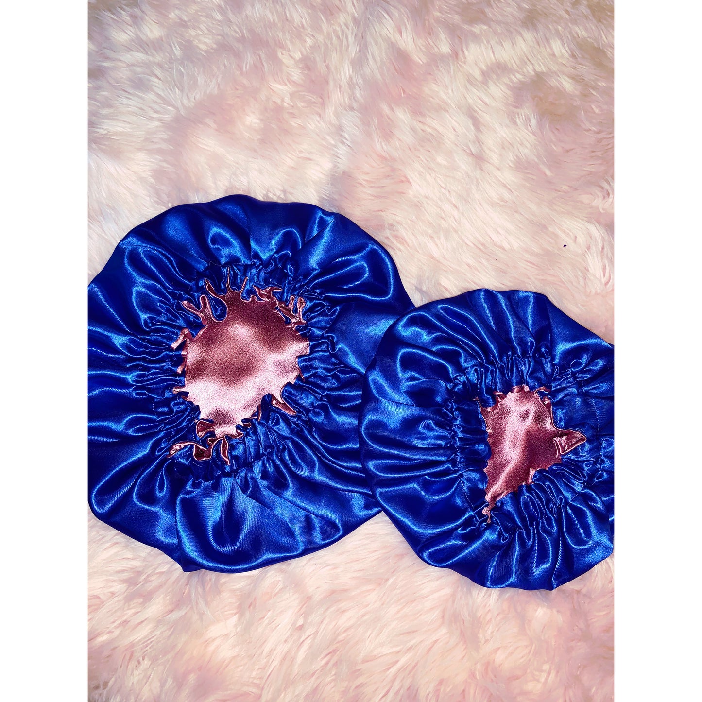 Reversible Satin bonnet TODDLER SIZE UP.