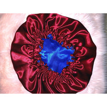 Load image into Gallery viewer, Newborn Reversible Satin Bonnet
