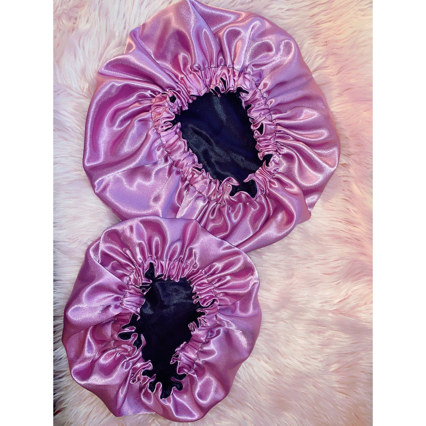 Reversible Satin bonnet ADULT XL