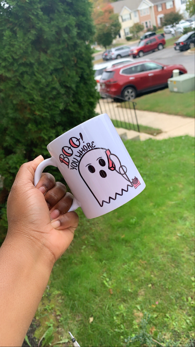 Boo you whore mug