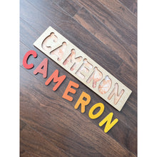 Load image into Gallery viewer, Custom name puzzle
