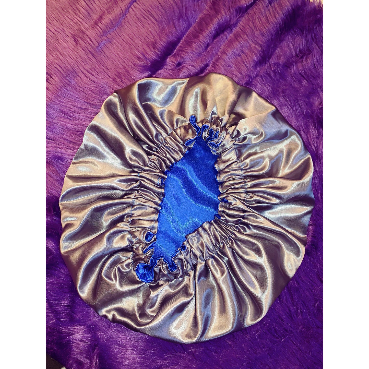 Newborn Reversible Satin Bonnet