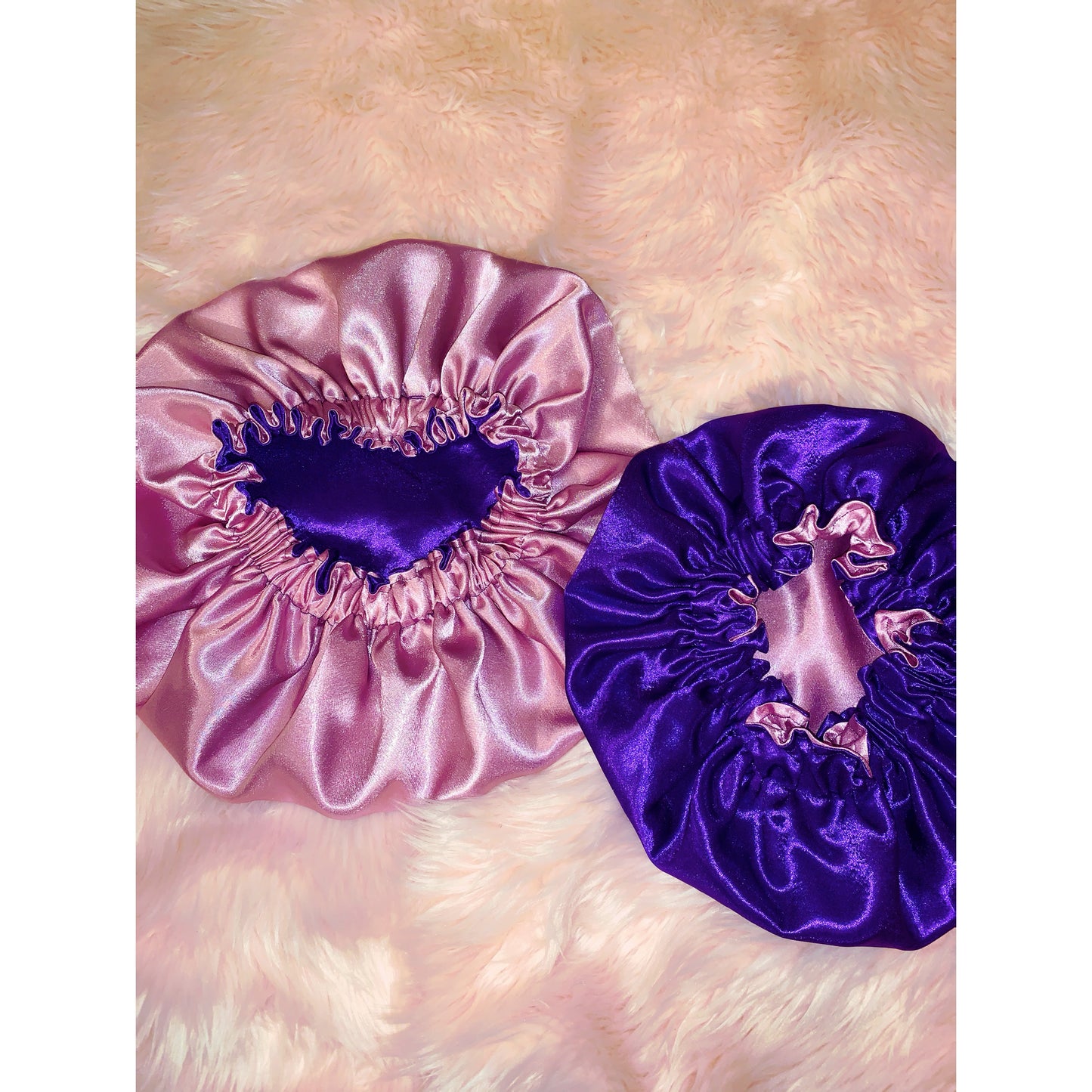 Reversible Satin bonnet TODDLER SIZE UP.