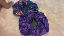 Load and play video in Gallery viewer, Blue Kente Bonnet
