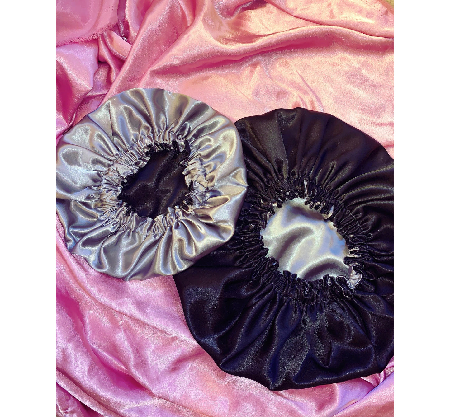 Newborn Reversible Satin Bonnet