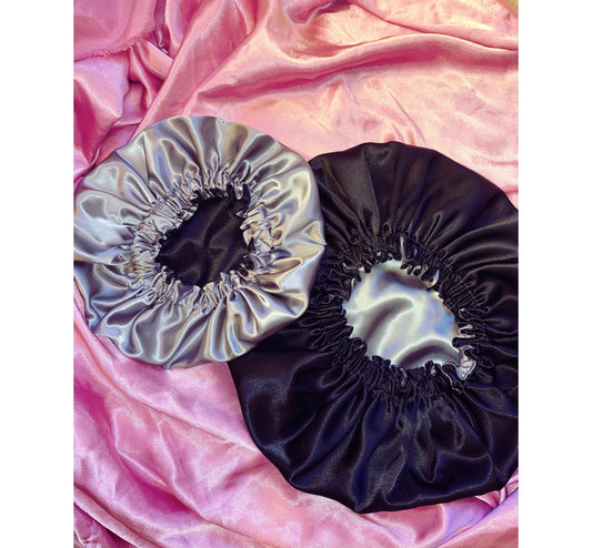 Newborn Reversible Satin Bonnet