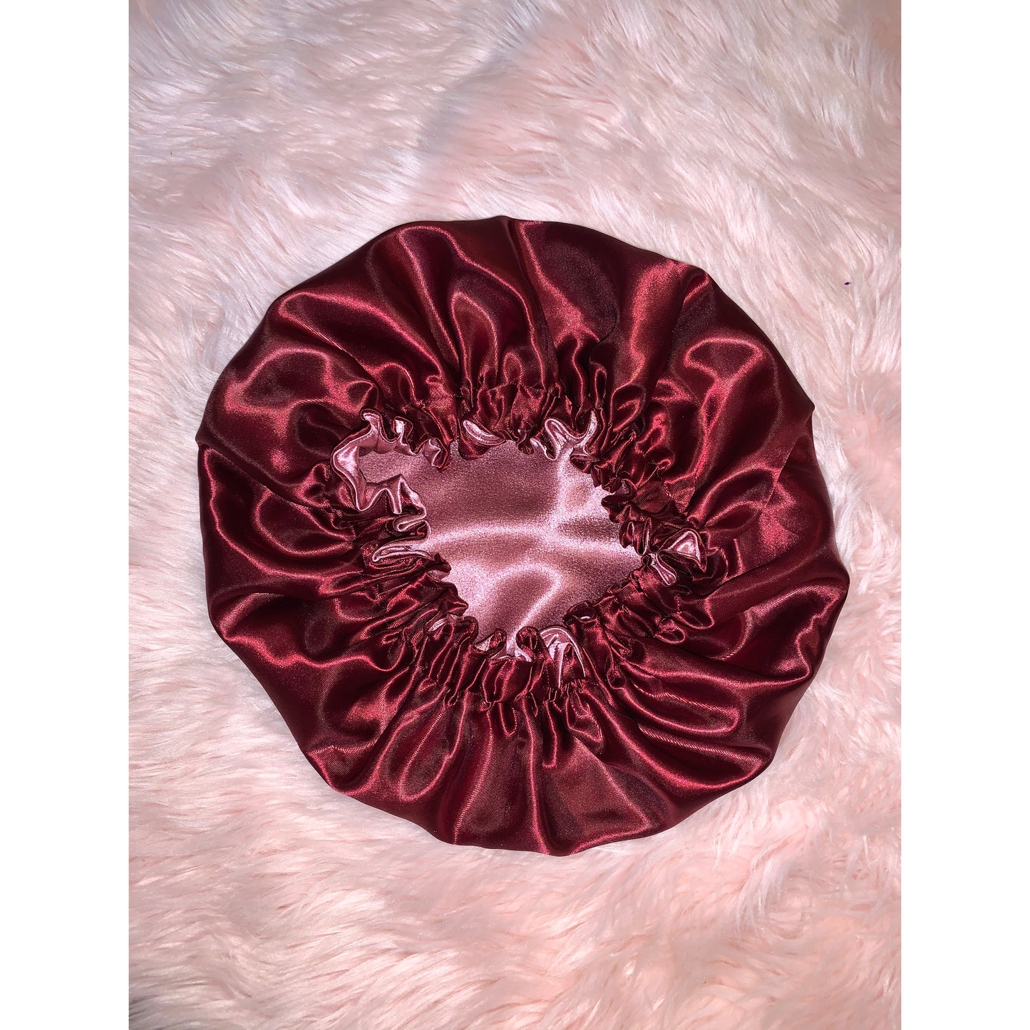Reversible Satin bonnet TODDLER SIZE UP.