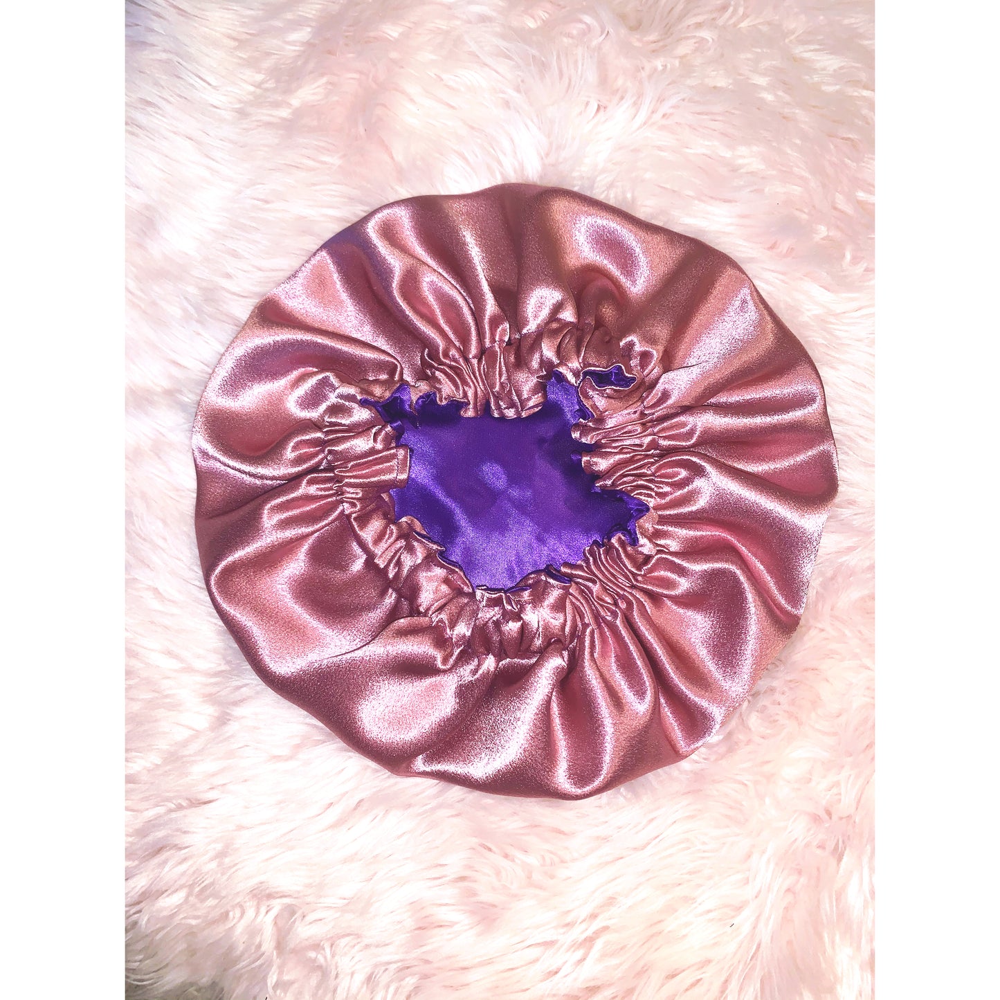 Reversible Satin bonnet TODDLER SIZE UP.