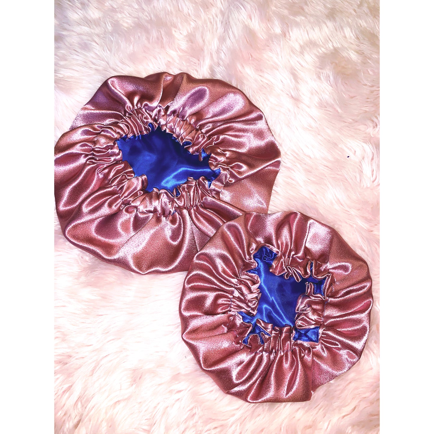 Reversible Satin bonnet TODDLER SIZE UP.