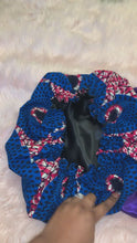 Load and play video in Gallery viewer, Blue Kente Bonnet
