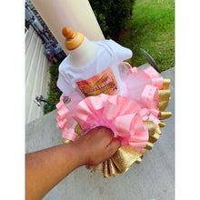 Load image into Gallery viewer, CUSTOM Ribbon Trimmed Tutu With Anklets
