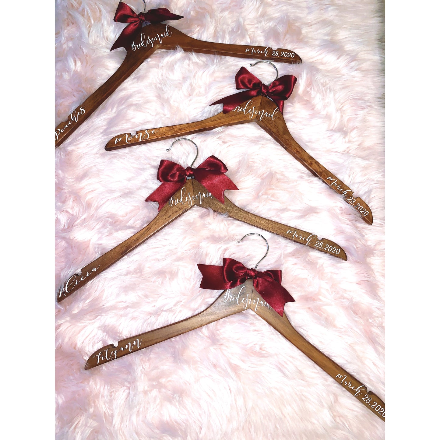 Custom Bride/Bridesmaid Hangers