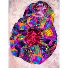 Load image into Gallery viewer, Pink Kente Bonnet
