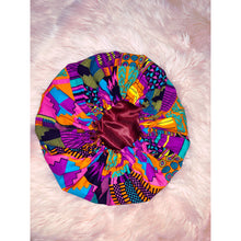 Load image into Gallery viewer, Pink Kente Bonnet
