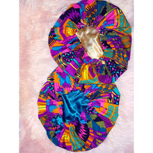 Load image into Gallery viewer, Pink Kente Bonnet
