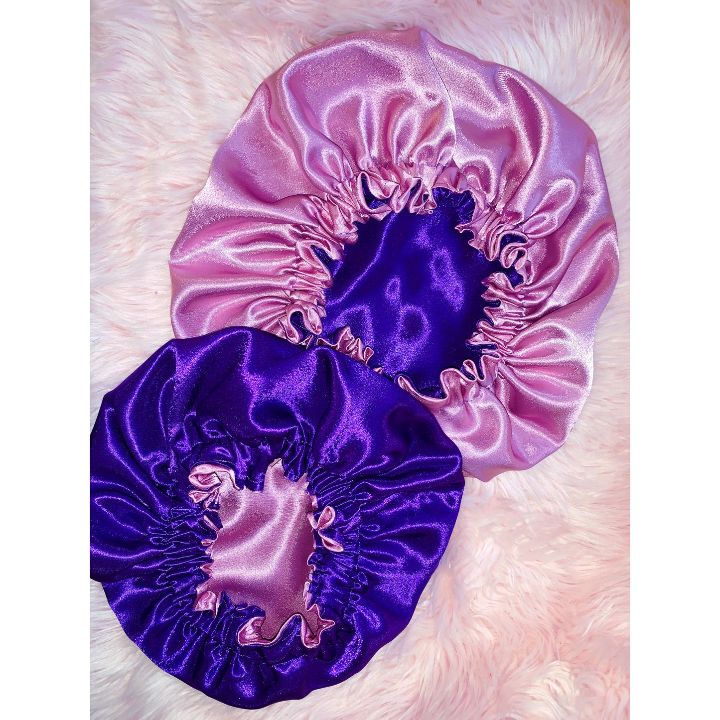 Reversible Satin bonnet ADULT XL