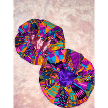 Load image into Gallery viewer, Pink Kente Bonnet
