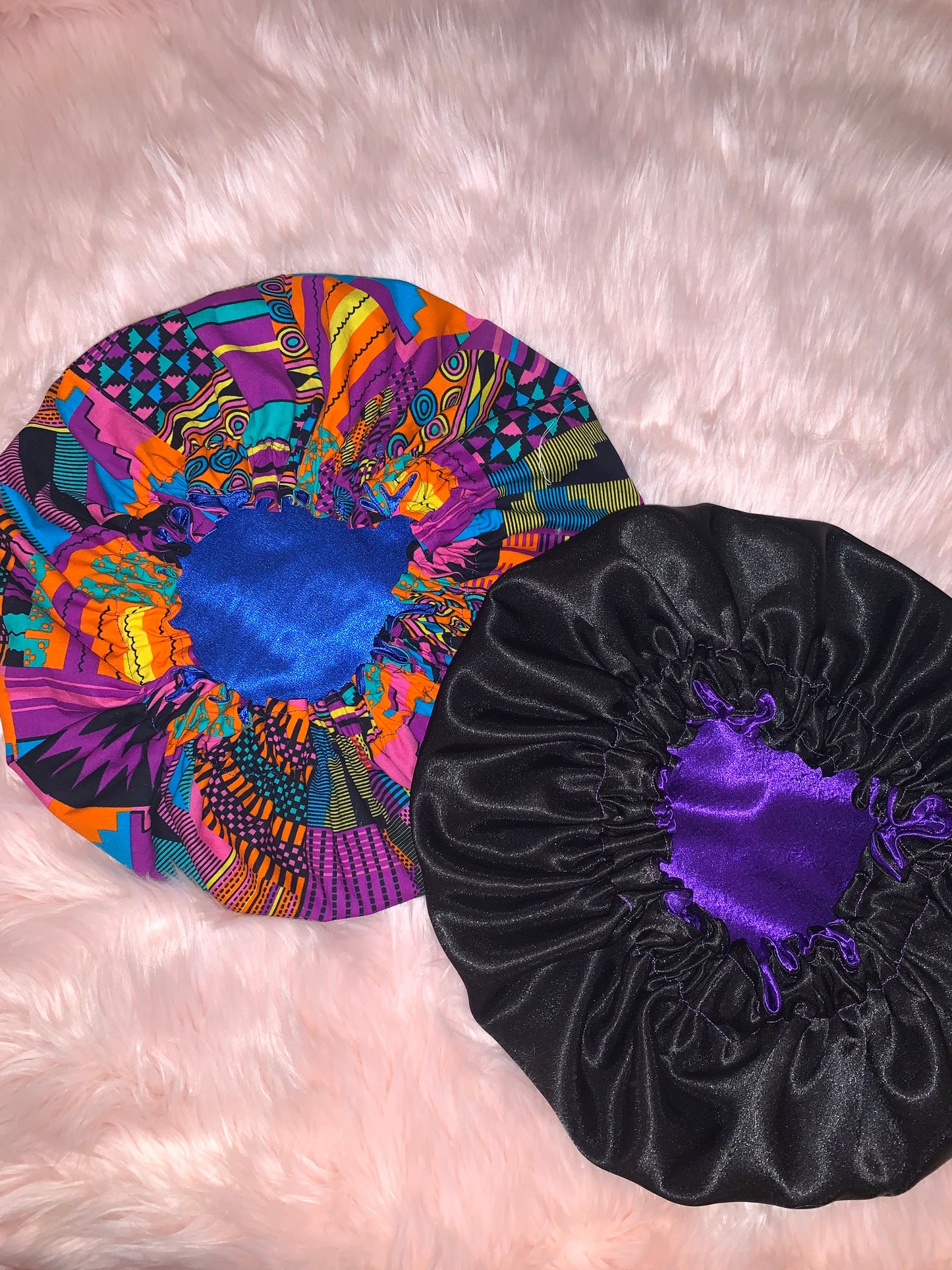 Reversible Satin bonnet TODDLER SIZE UP.
