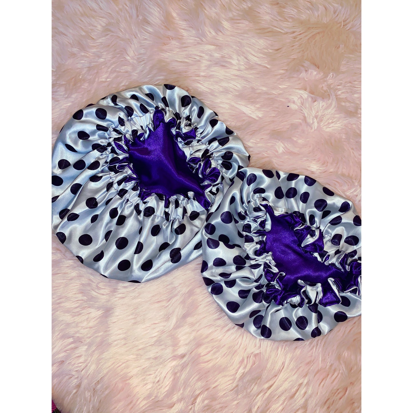 Reversible Satin bonnet TODDLER SIZE UP.