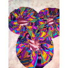 Load image into Gallery viewer, Pink Kente Bonnet
