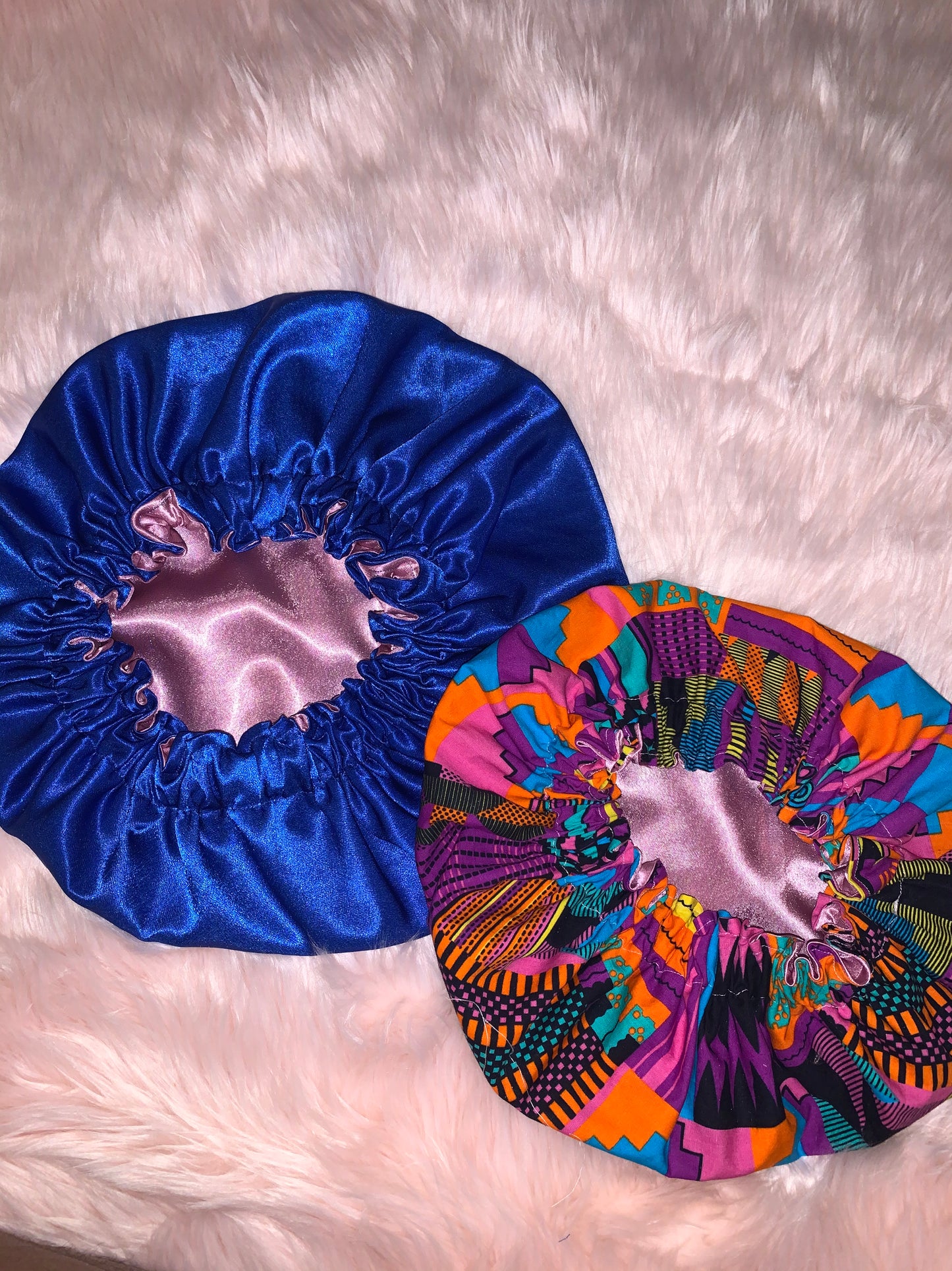 Reversible Satin bonnet TODDLER SIZE UP.