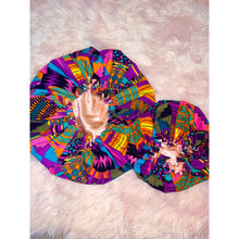 Load image into Gallery viewer, Pink Kente Bonnet
