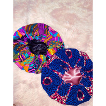 Load image into Gallery viewer, Pink Kente Bonnet
