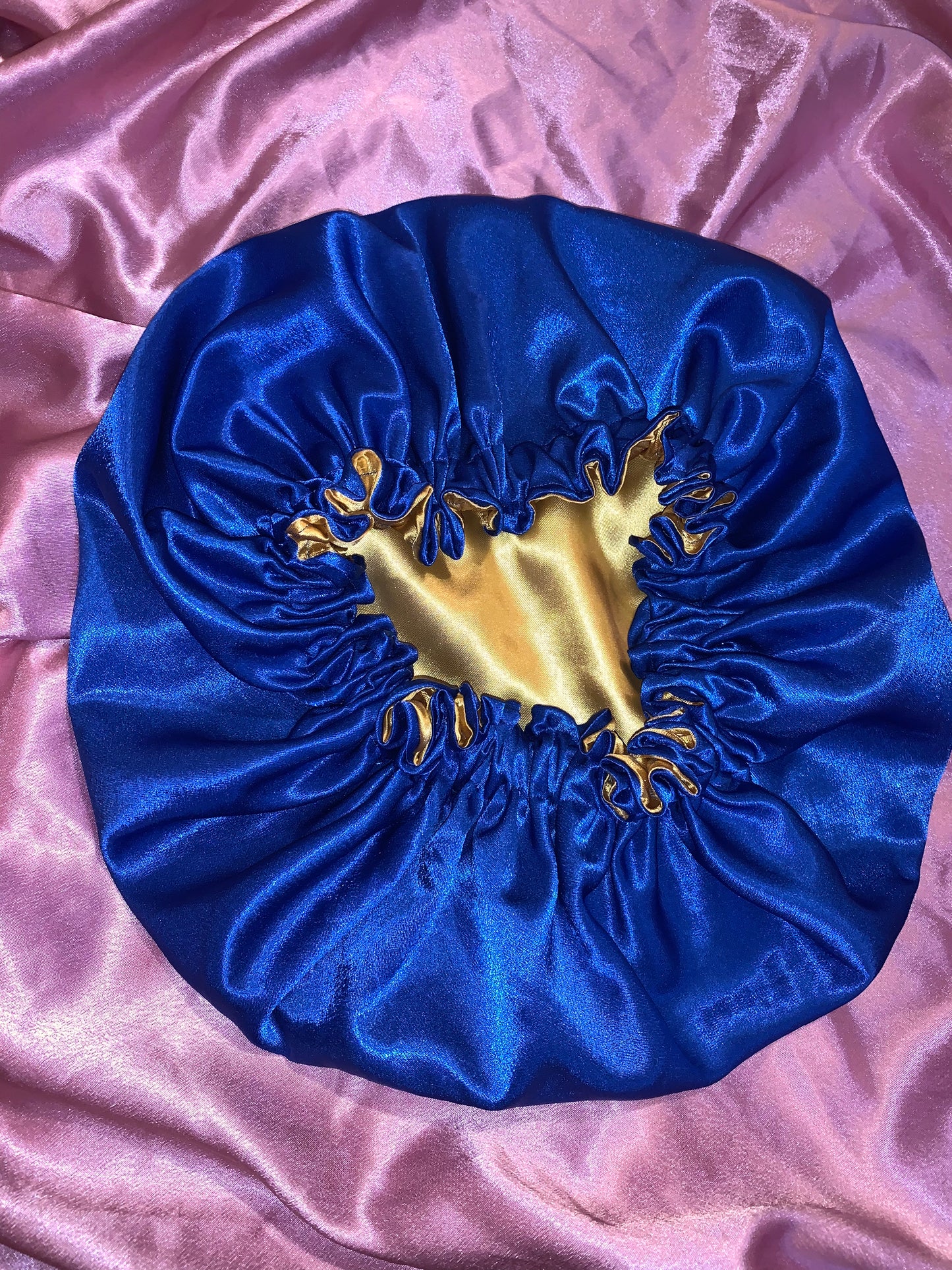 Newborn Reversible Satin Bonnet