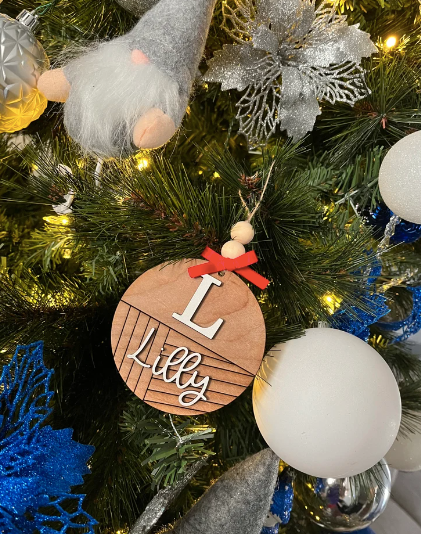 Custom 3D Name Ornament