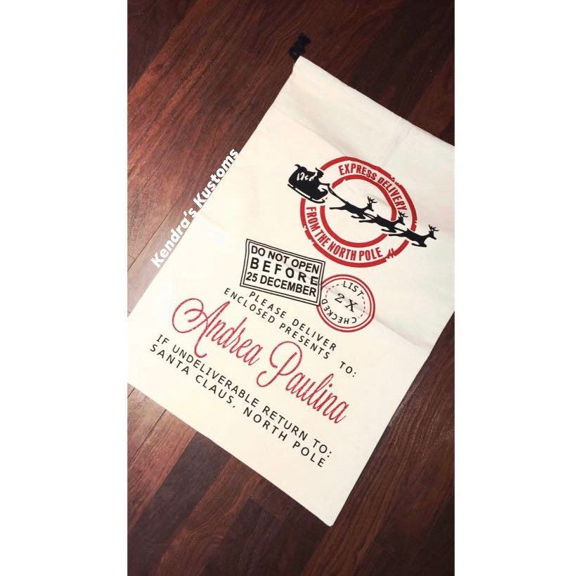 Personalized Santa Sacks
