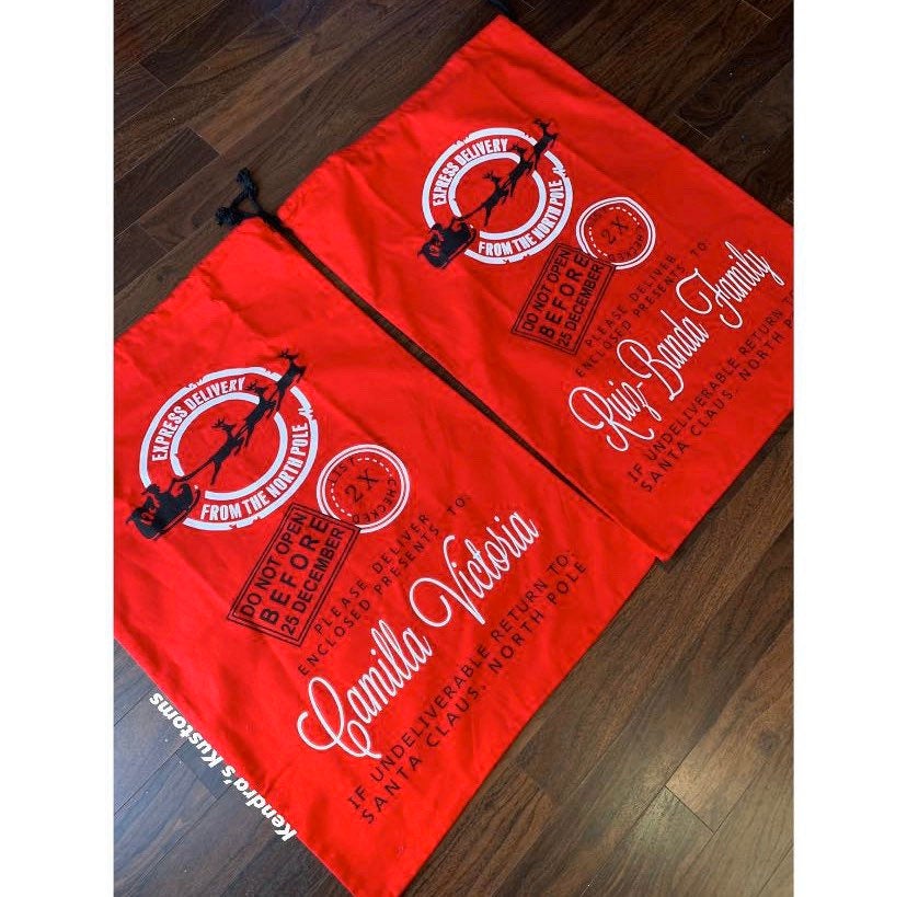 Personalized Santa Sacks