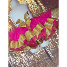 Load image into Gallery viewer, Dinosaur Ribbon Trimmed Tutu Set WITH anklets
