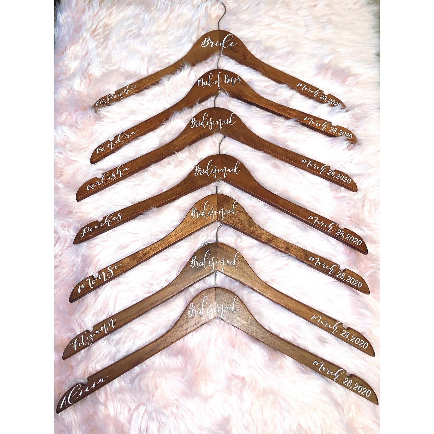 Custom Bride/Bridesmaid Hangers