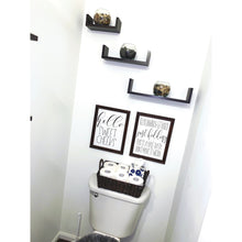 Load image into Gallery viewer, Hello Sweet Cheeks Reverse Canvas Bathroom Sign

