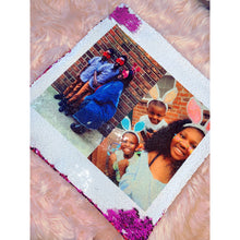 Load image into Gallery viewer, Reversible Sequin Pillow
