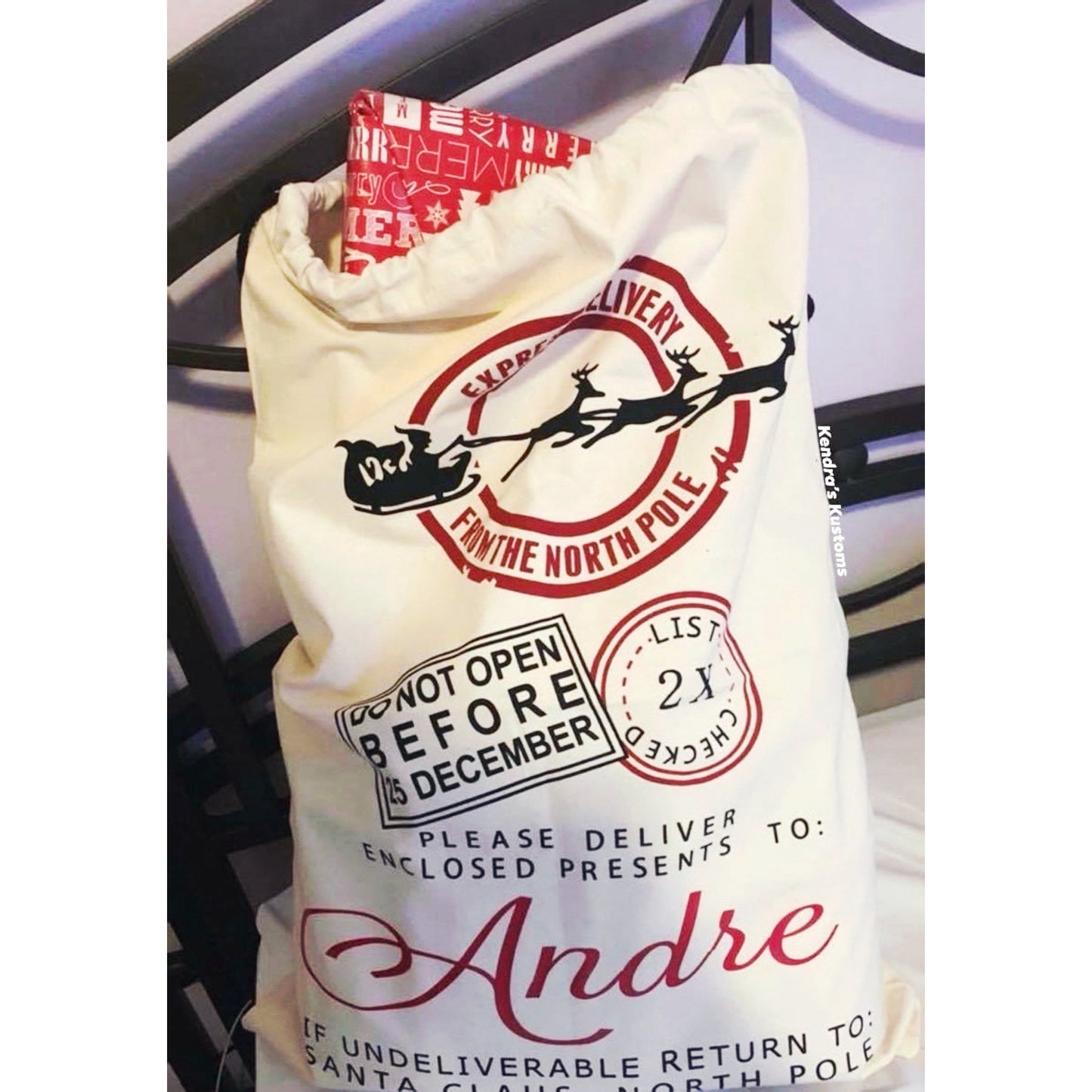 Personalized Santa Sacks