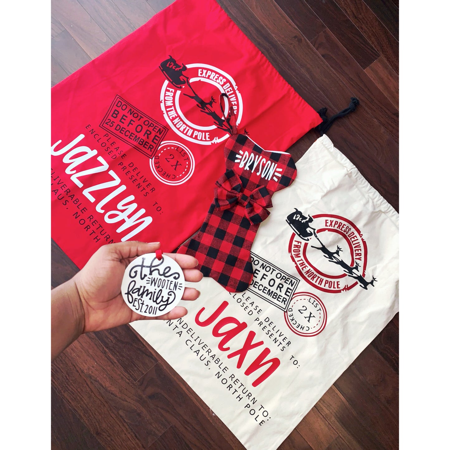 Personalized Santa Sacks