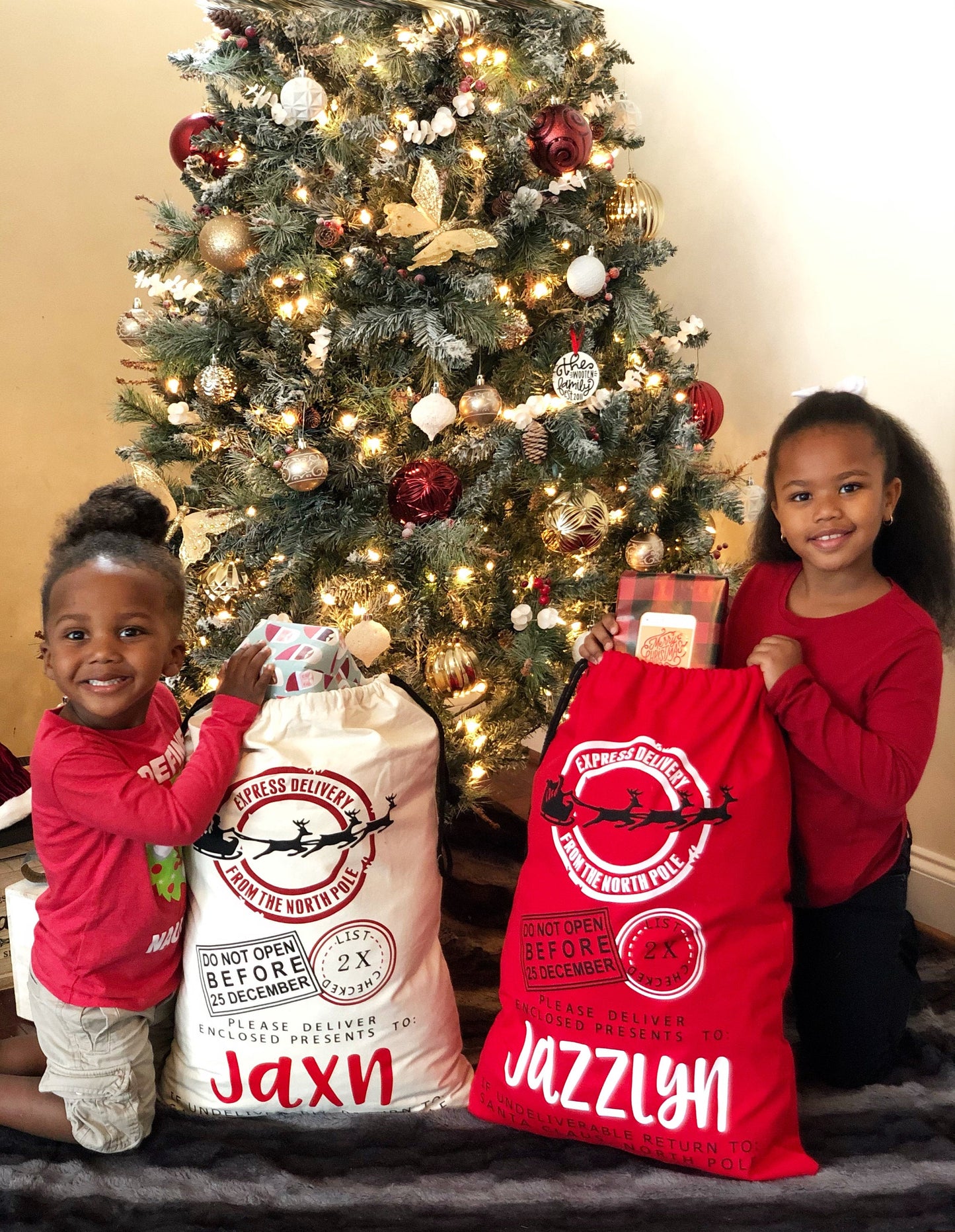 Personalized Santa Sacks